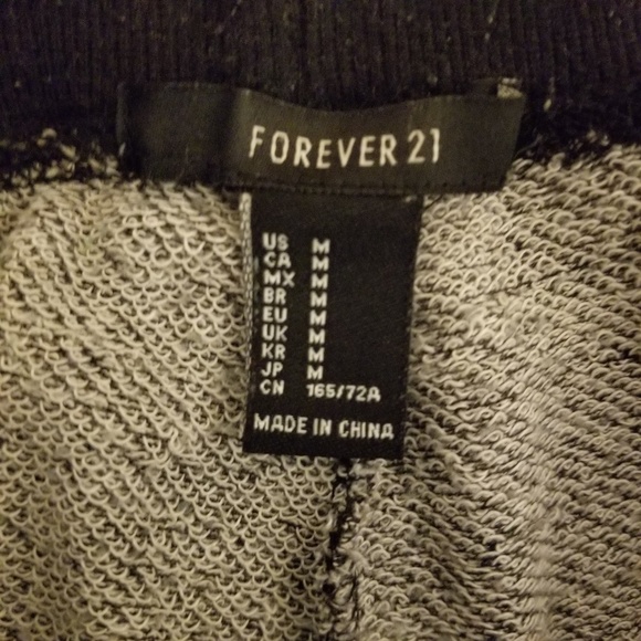 Very Nice Forever 21 Sweat Pants With Drawstrings 2 Front Pockets - Picture 2 of 6